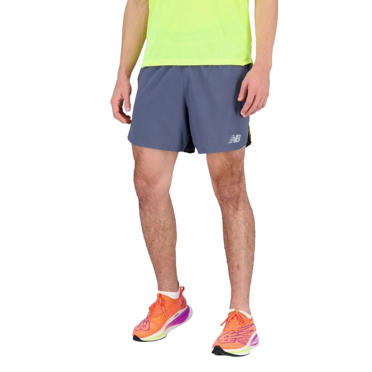 NEW BALANCE - Pantaloneta New Balance Original Impact Run Gris Para Hombre