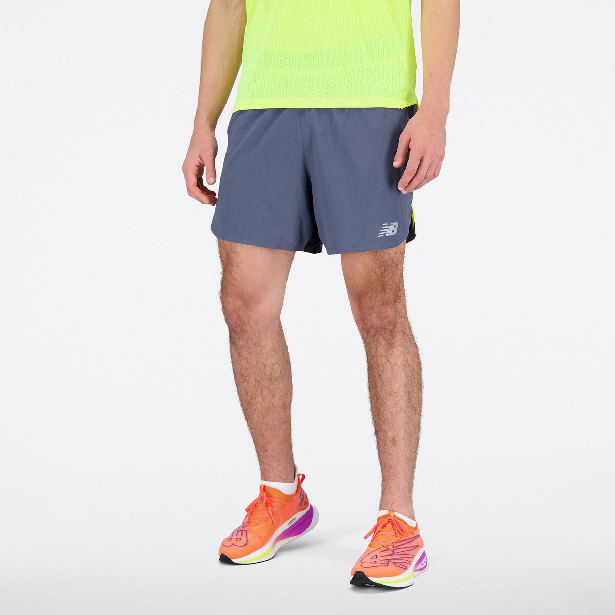 NEW BALANCE - Pantaloneta New Balance Original Impact Run Gris Para Hombre