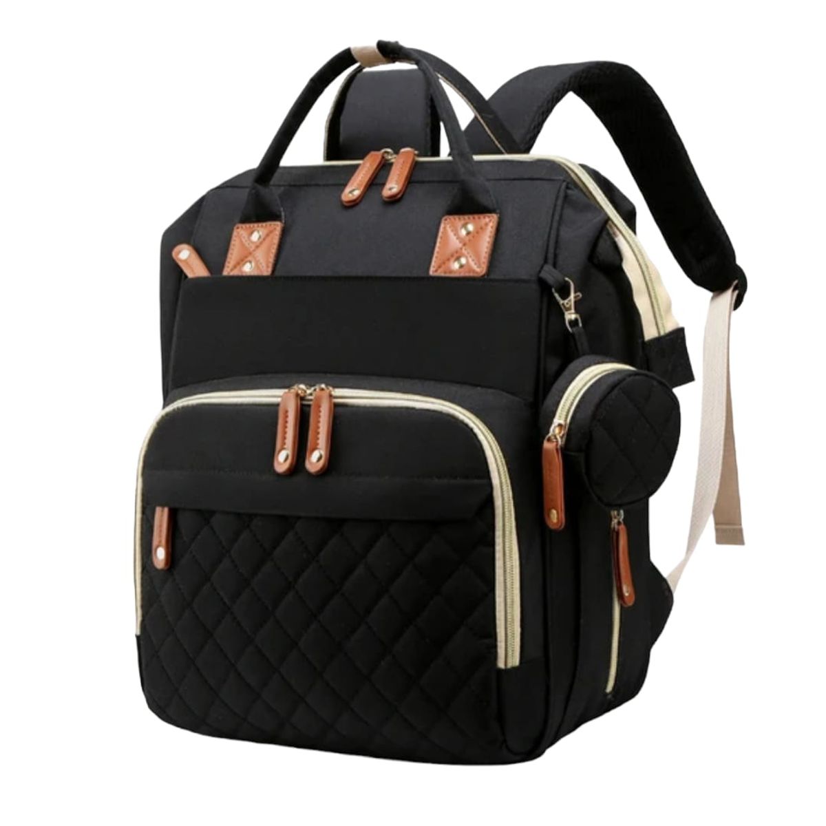 GENERICO - Pañalera Morral De Bebé Tipo Cuna Práctica Bolsillos Termico