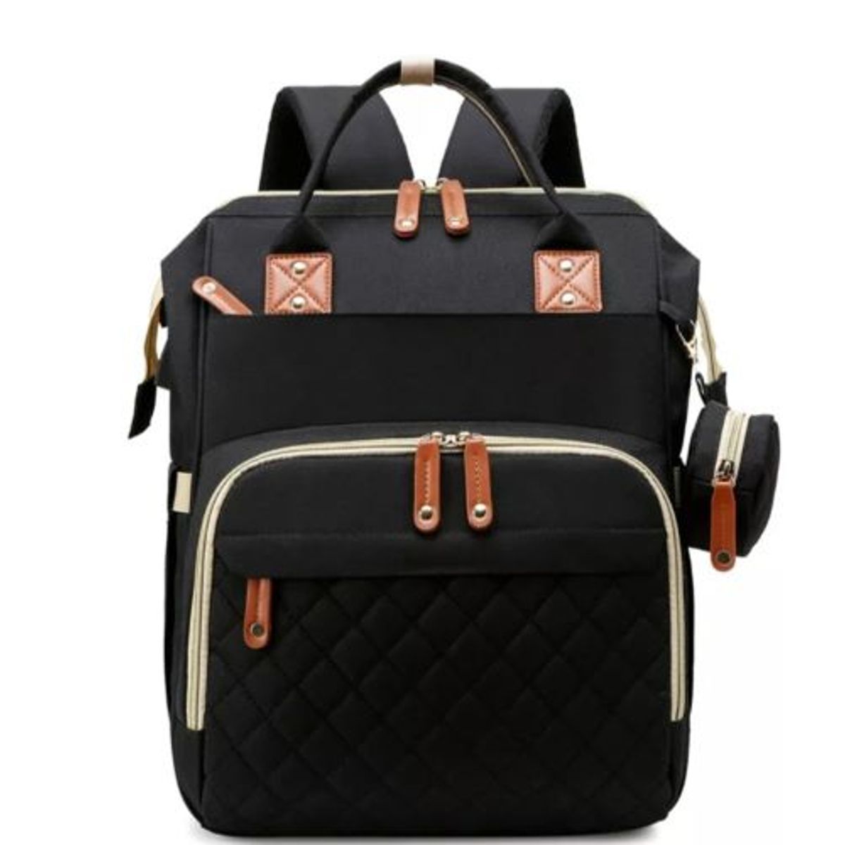 GENERICO - Pañalera Morral De Bebé Tipo Cuna Práctica Bolsillos Termico