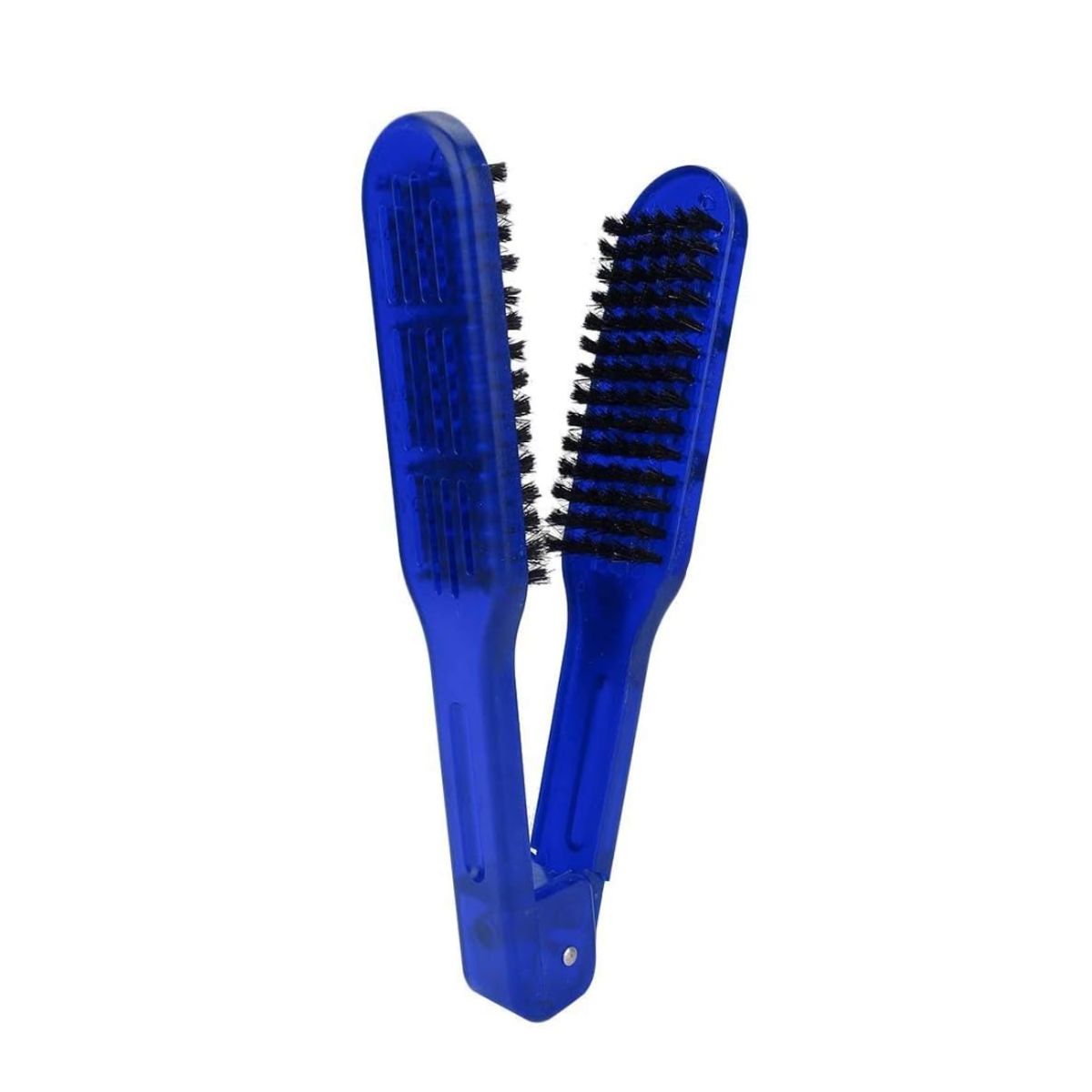 GENERICO - Cepillo Planchar Cabello Doble Cerda Secar Pelo Onda Peinado