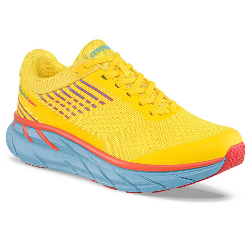 CROYDON - Tenis Running Zyner Amarillo para Hombre Croydon