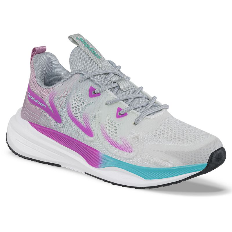 CROYDON - Tenis Running Zarlo Blanco-Mora para Mujer Croydon