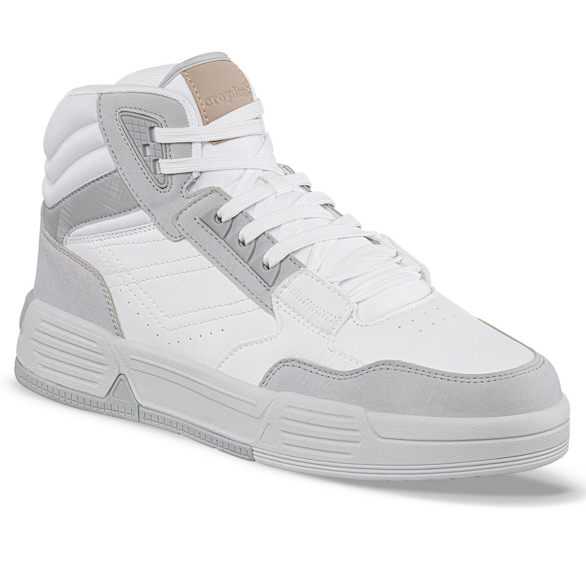 CROYDON - Tenis Urbanos Zidoy Blanco-Gris Croydon para Hombre