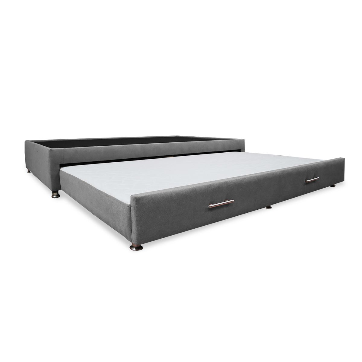 GENERICO - Cama Tarima Nido Comfort 100 Sencillo Gris