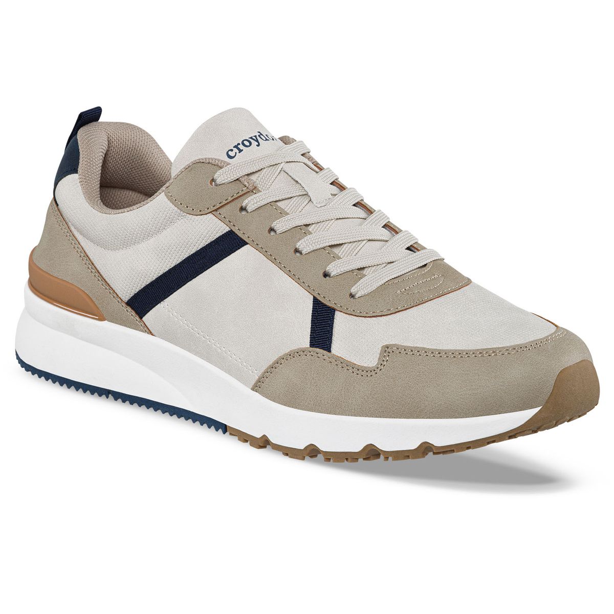 CROYDON - Tenis Urbanos Qrix Beige Croydon para Hombre