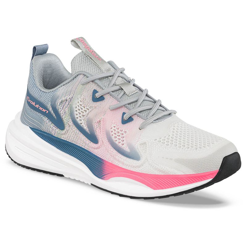 CROYDON - Tenis Running Zarlo Blanco-Azul Croydon para Mujer