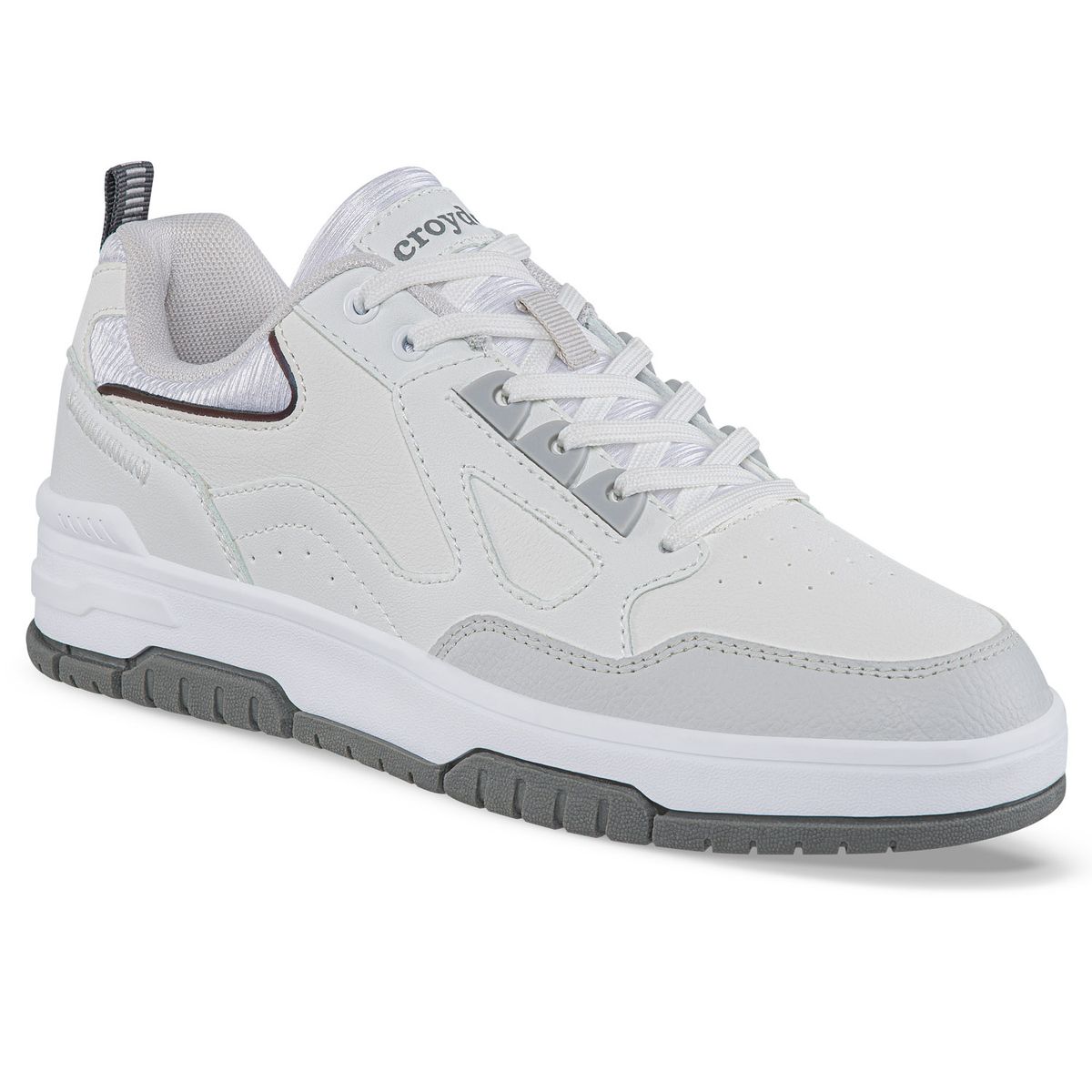 CROYDON - Tenis Urbanos Hurx Blanco-Gris Croydon para Hombre