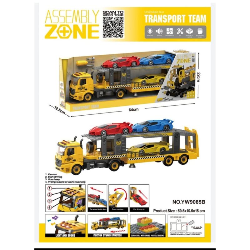 GENERICO - Carro Camion grande  de Construcción Juguete Para Niños