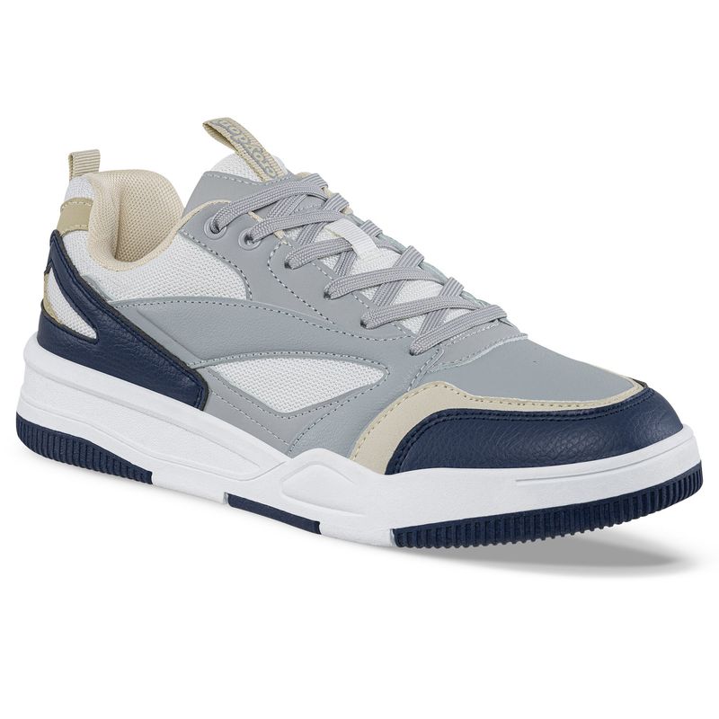CROYDON - Tenis Urbanos Lynco Gris-Azul para Hombre Croydon