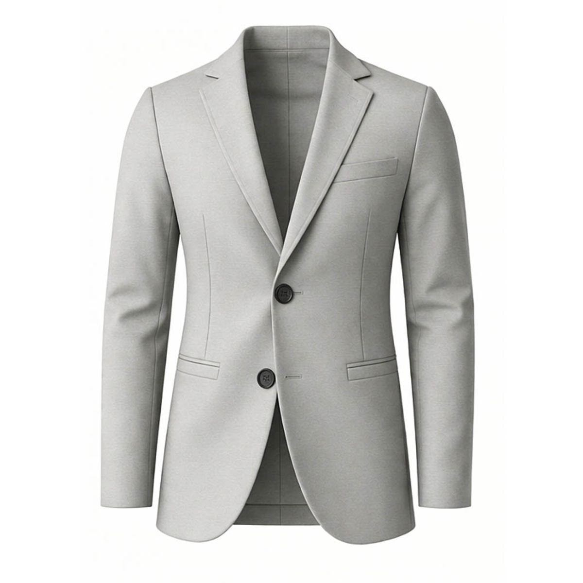 MODA EN CIRCUITO - Bleiser En PUNTO ROMA Gabán O Chaqueta Para Hombre GRIS CLARO