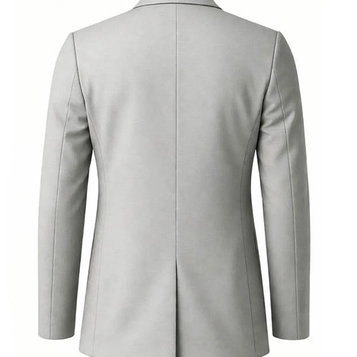 MODA EN CIRCUITO - Bleiser En PUNTO ROMA Gabán O Chaqueta Para Hombre GRIS CLARO