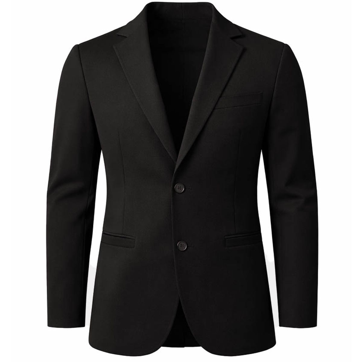 MODA EN CIRCUITO - Bleiser En PUNTO ROMA Gabán O Chaqueta Para Hombre NEGRO