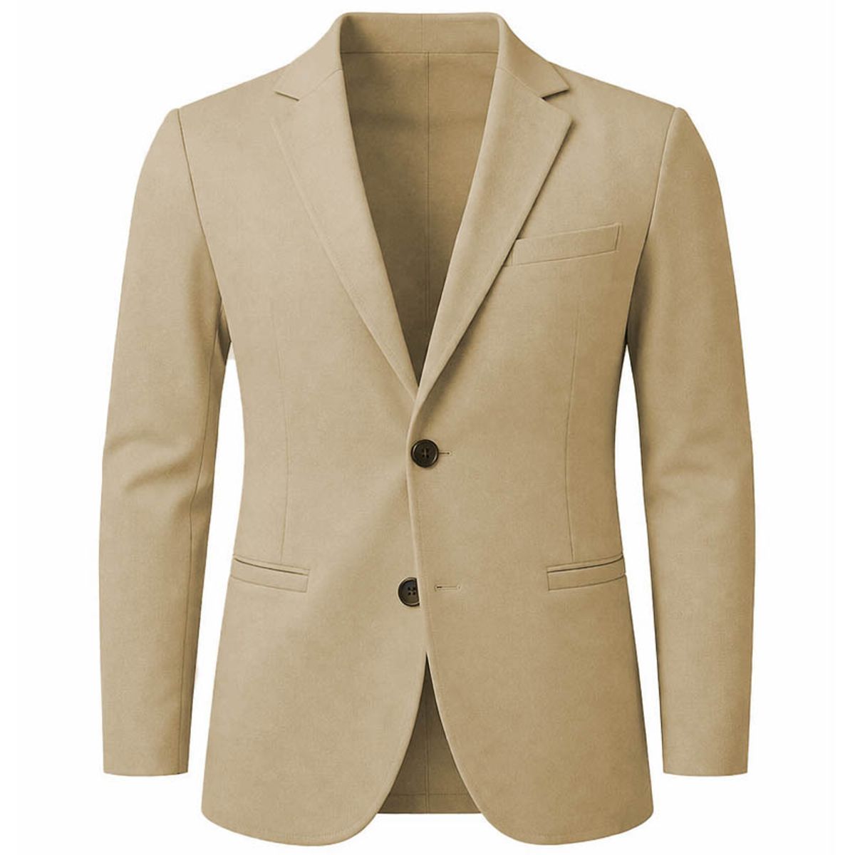 MODA EN CIRCUITO - Bleiser En PUNTO ROMA Gabán O Chaqueta Para Hombre BEIGE