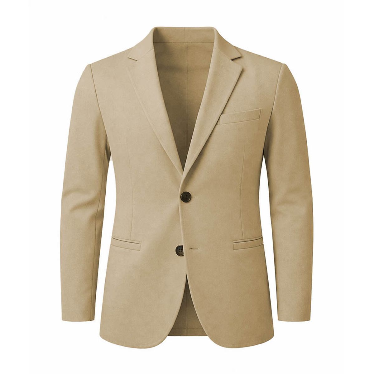 MODA EN CIRCUITO - Bleiser En PUNTO ROMA Gabán O Chaqueta Para Hombre BEIGE