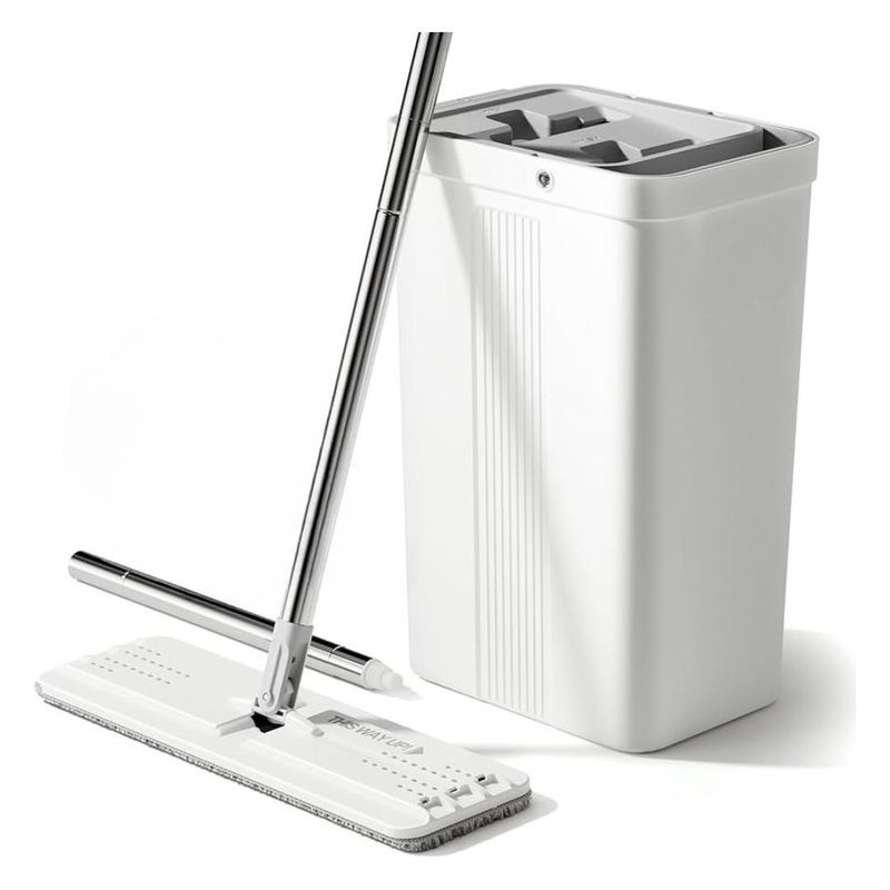 AMERICAN GENERICS - Trapeador Microfibra Mopa Y Balde Escurridor