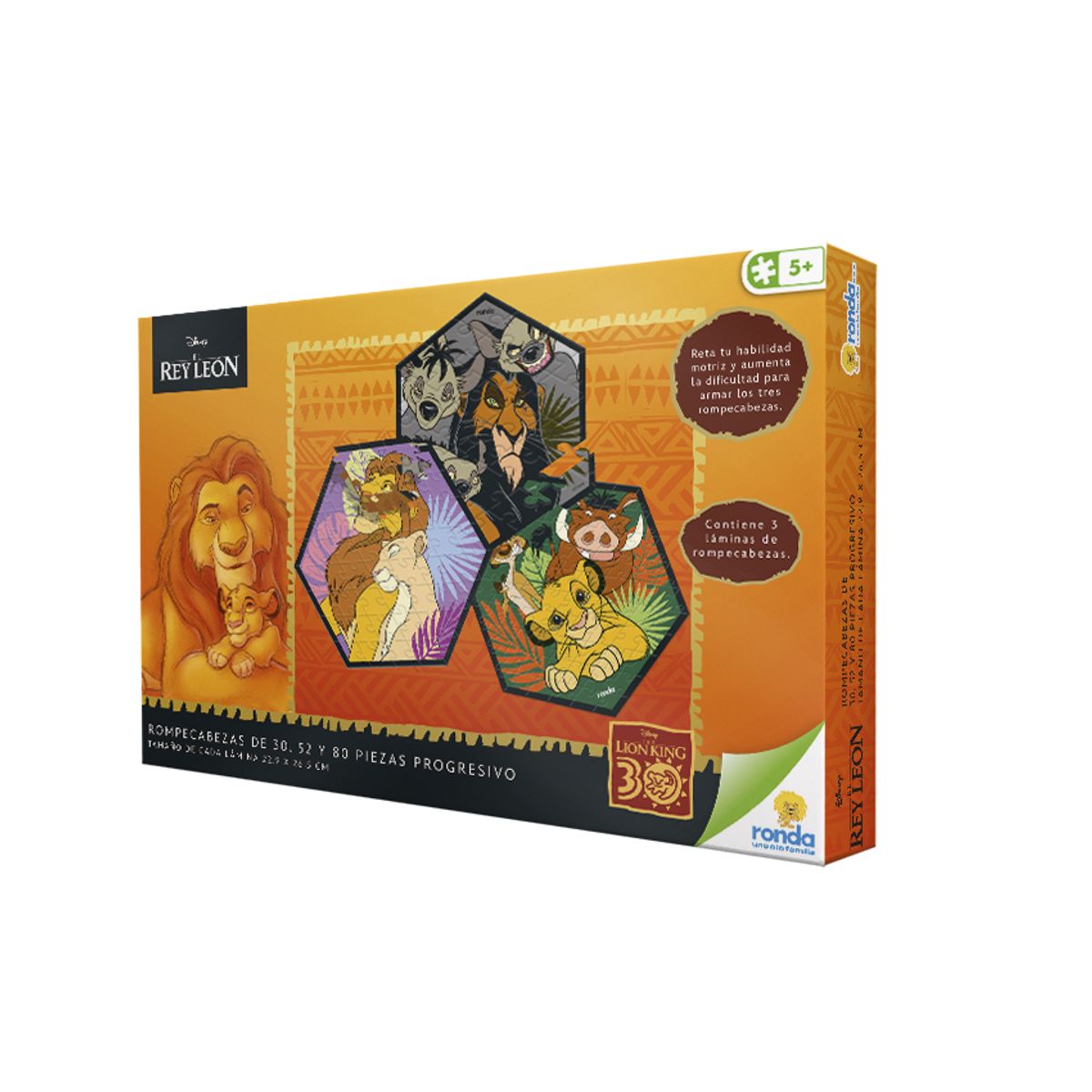 RONDA - ROMPECABEZAS X 305280 PZAS PROGRESIVO REY LEON