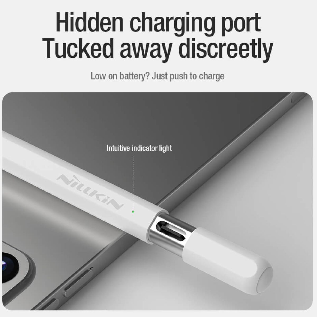 NILLKIN - Pencil para iPad Nillkin iSketch S3 Adjustable Capacitive Stylus Negro