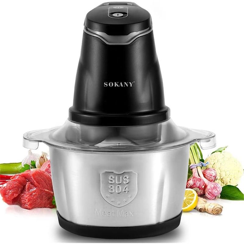 SOKANY - Procesador de alimentos picador de carne y verduras Sokany
