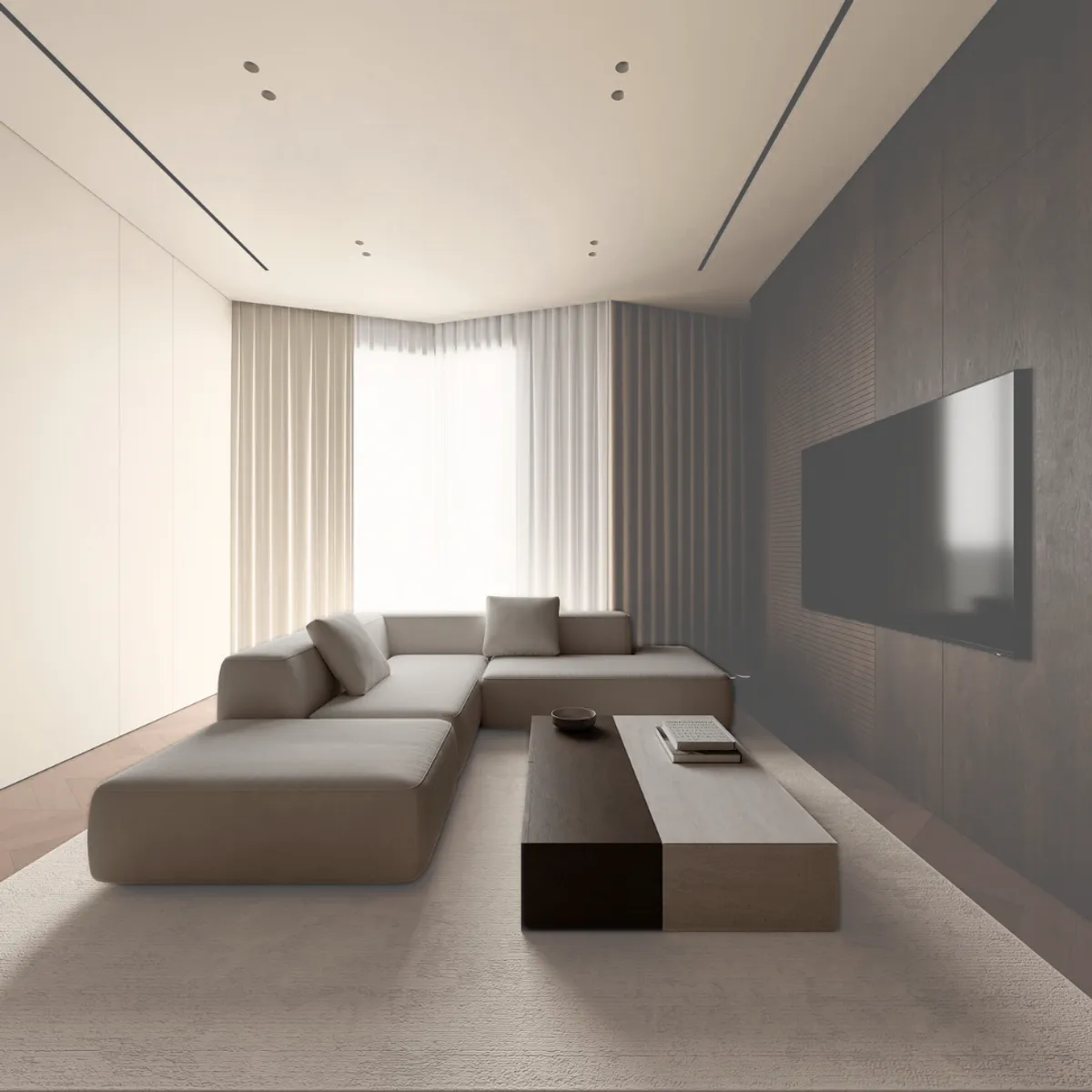 GENERICO - SALA MODULAR DE LUJO PARIS COLOR CREMA ANTIFLUIDOS