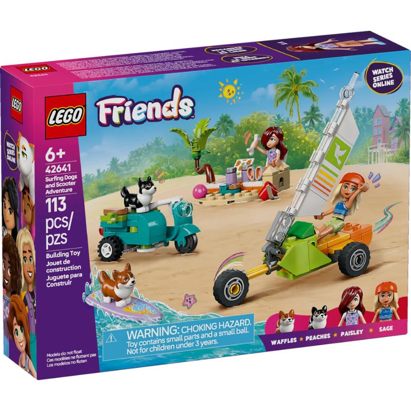 LEGO - Juego Construcción Lego 113 Piezas Mascotas Surferas Niños