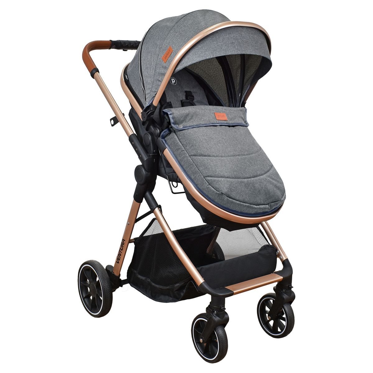 PRIORI - Coche Bebe Moises Ventura Priori Gris Oscuro