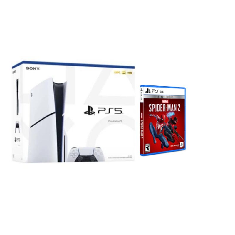PLAYSTATION - Consola PlayStation 5 Slim lector de disco + Spiderman 2