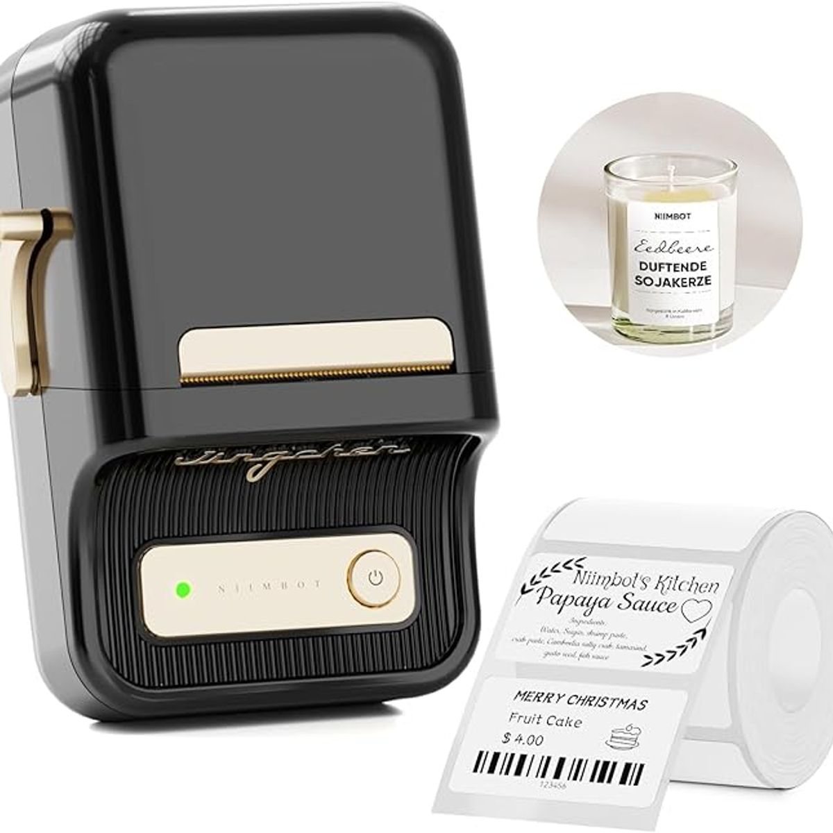 GENERICO - Impresora De Etiquetas Niimbot B21 Vintage Térmica Bluetooth