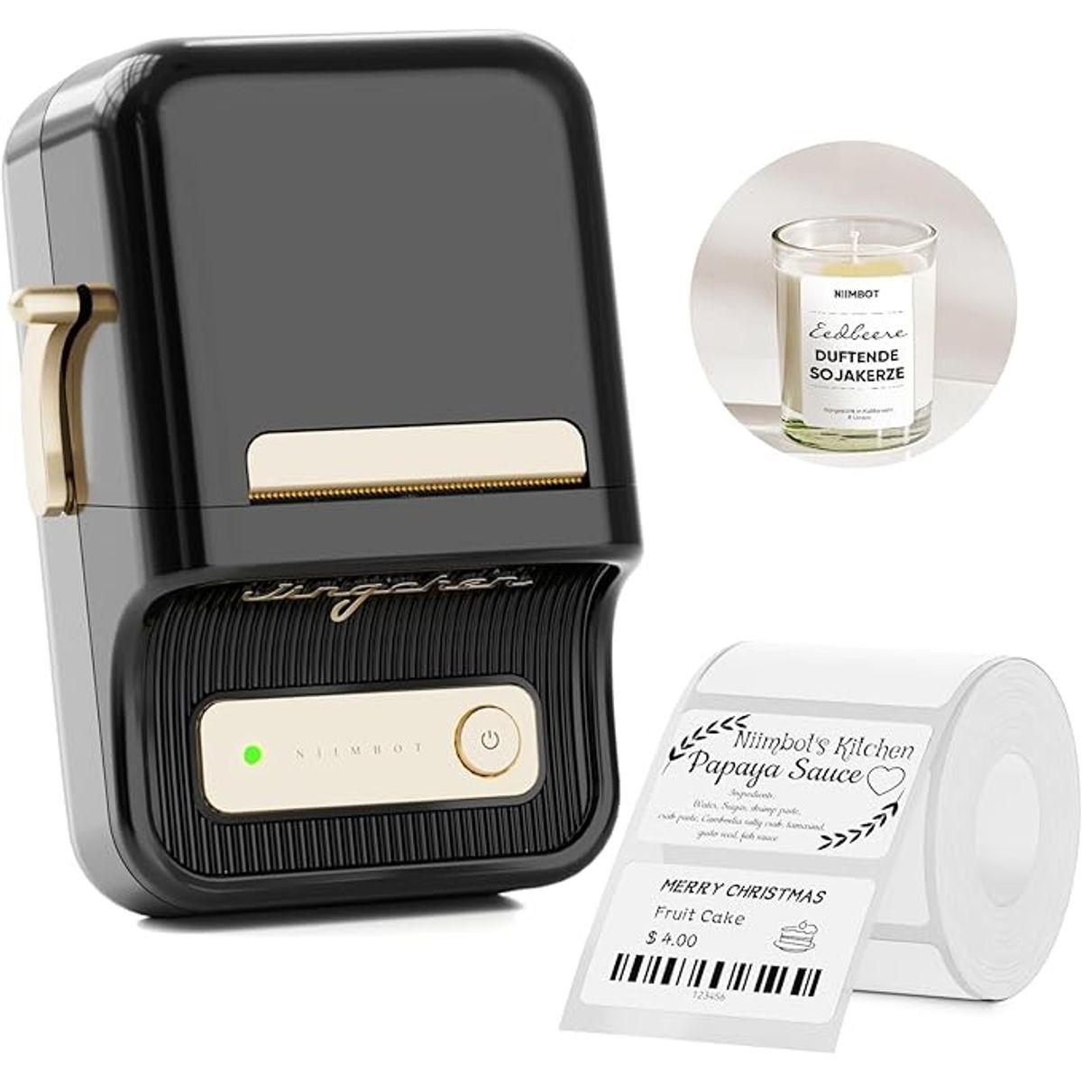 GENERICO - Impresora De Etiquetas Niimbot B21 Vintage Térmica Bluetooth