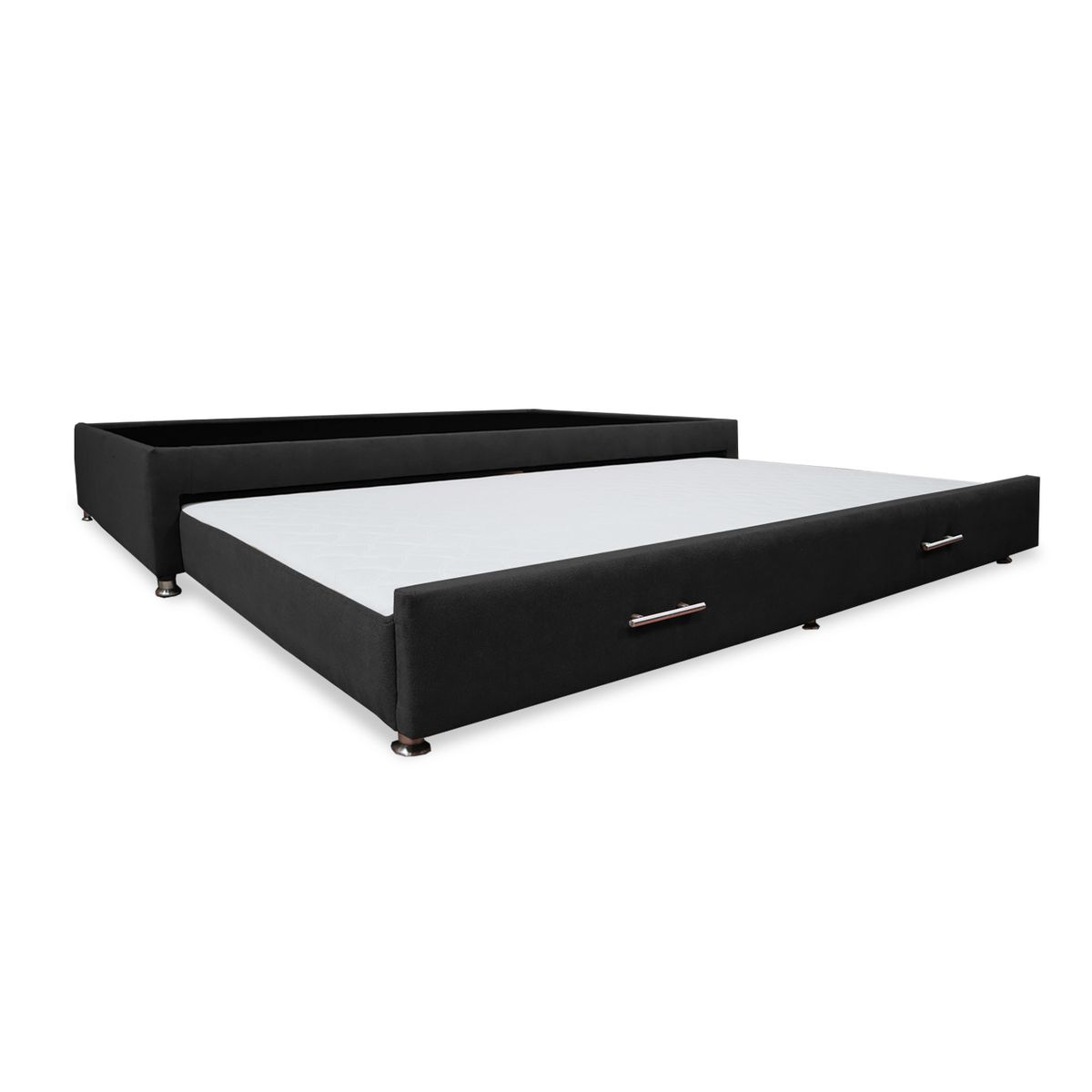 GENERICO - Cama Tarima Nido Comfort 140 Doble Negro