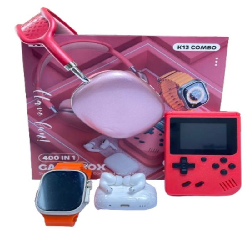 ZHOPI CO - Combo K13 Smartwatch AirPods Game Boy Y Diadema