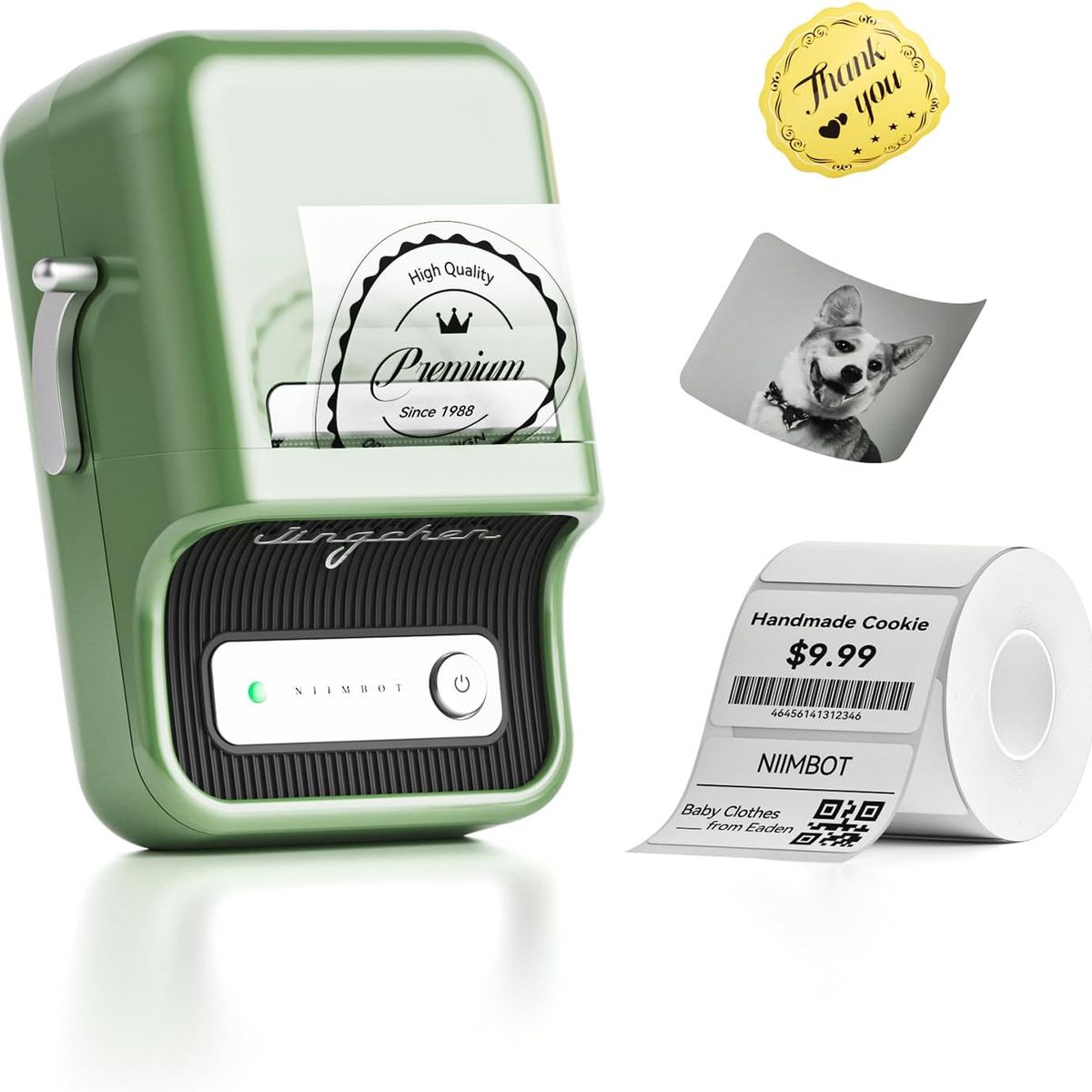 GENERICO - Impresora De Etiquetas Niimbot B21 Vintage Térmica Bluetooth