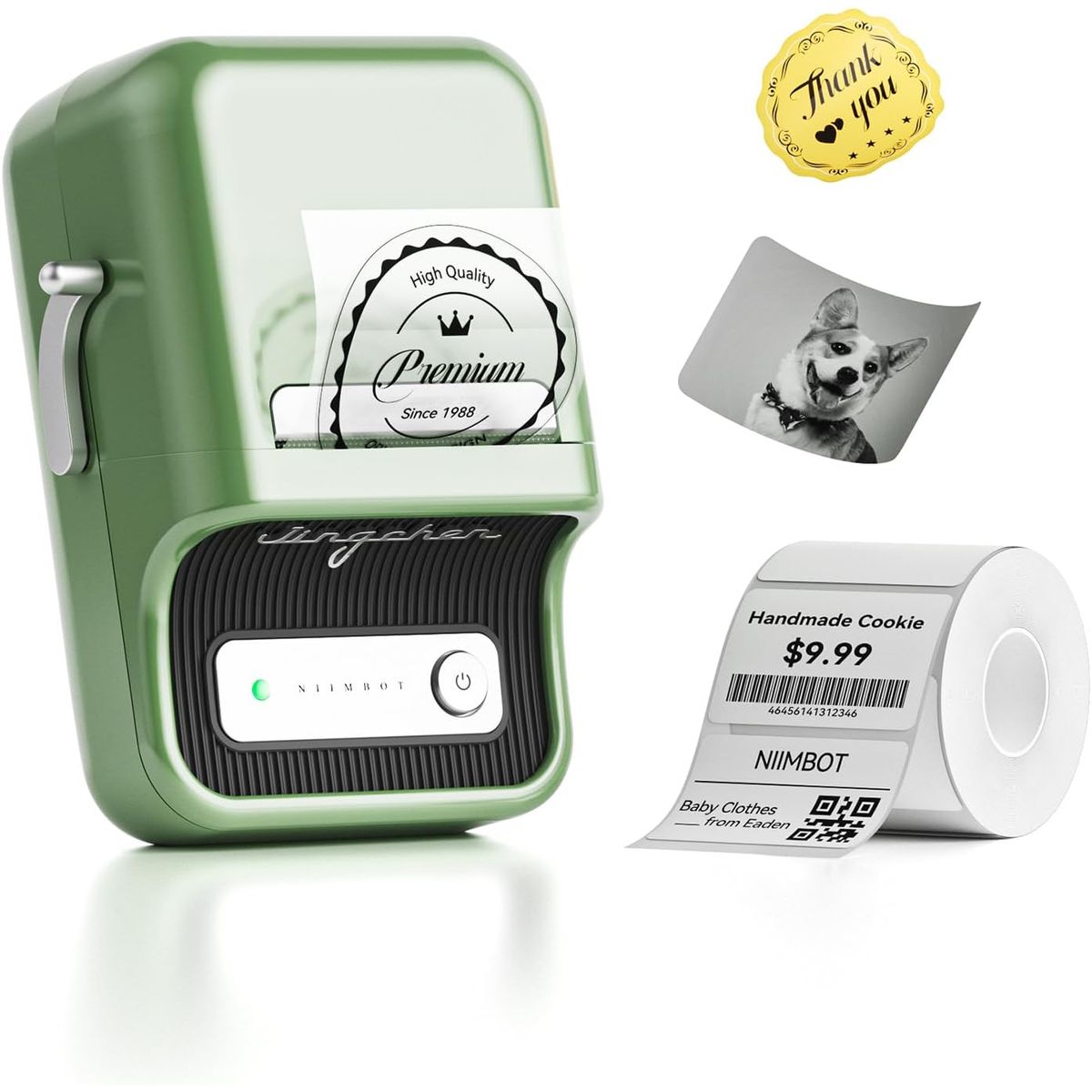 GENERICO - Impresora De Etiquetas Niimbot B21 Vintage Térmica Bluetooth