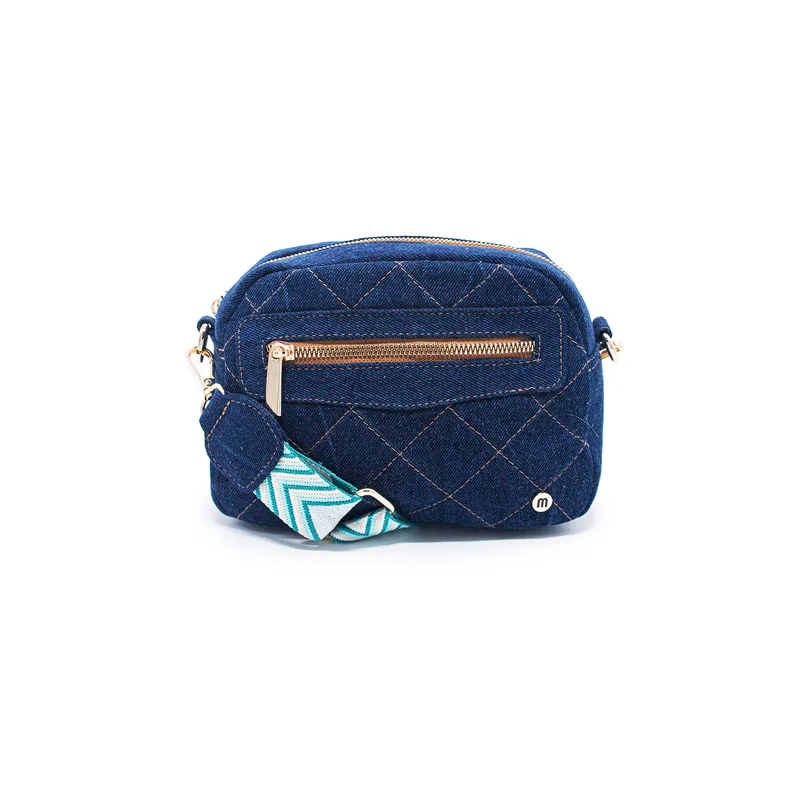 MACOLY - Bolso manos libres macoly m300 jean x reata oro