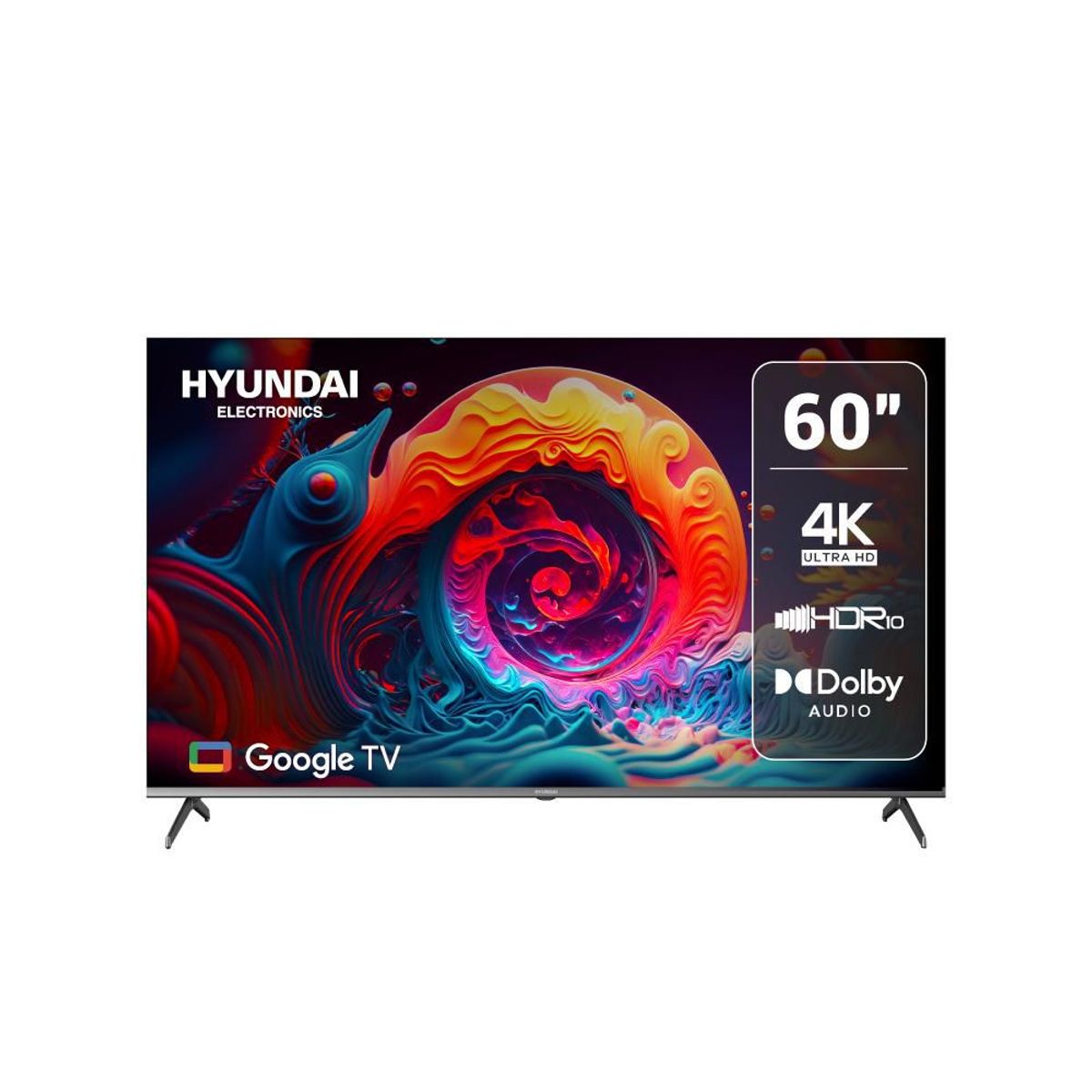 HYUNDAI - TV HYUNDAI 60 Pulgadas 1524cm HYLED6004G 4K-UHD Smart TV Google