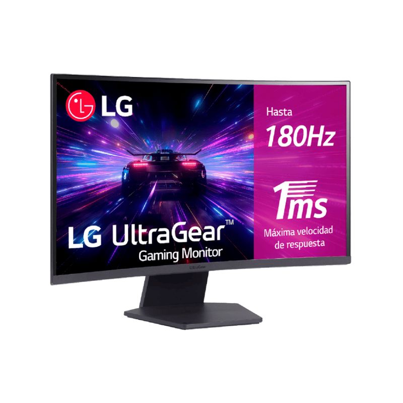 LG - Monitor Led Lg 27″ Va 2k Qhd Curvo 1ms-180hz 27gs60qc-B
