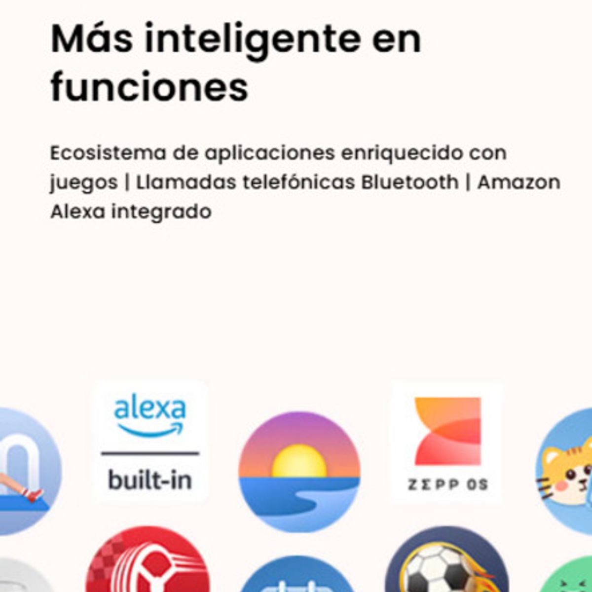 AMAZFIT - Smartwach Amazfit Bip 5 Pantalla 1.91 Llamadas Bluetooth IP68