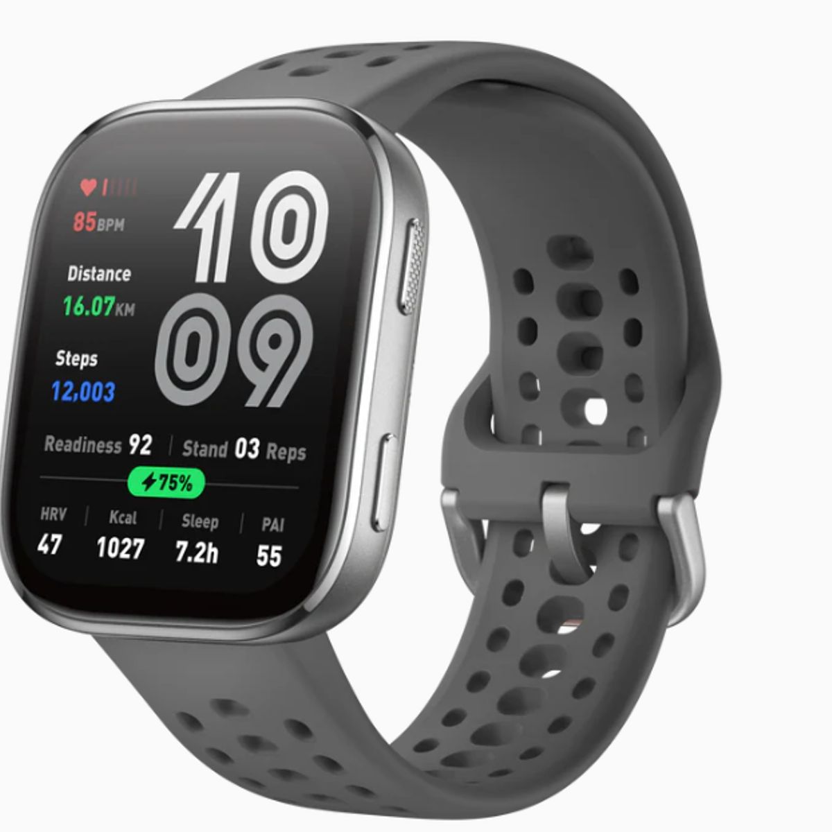 AMAZFIT - Smartwatch Amazfit Bip 6 Gris Oscuro, Gps y Asistencia AI