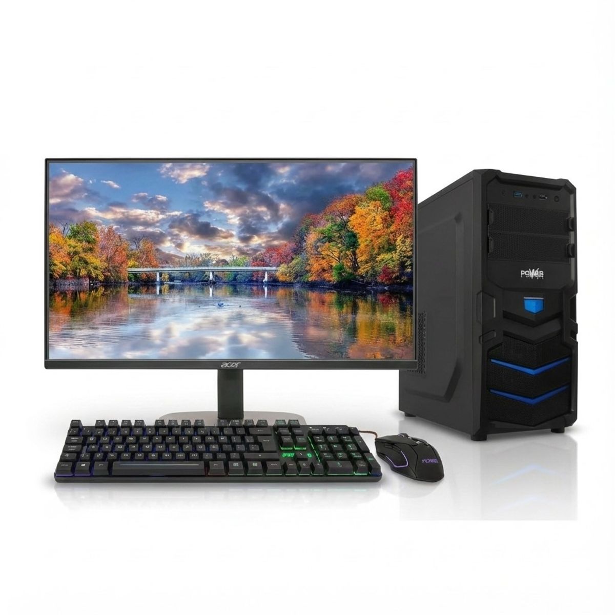 INTEL - COMPUTADOR DE ESCRITORIO INTEL CORE I5 12400 RAM 16GB SSD 512GB MONITOR ACER 22