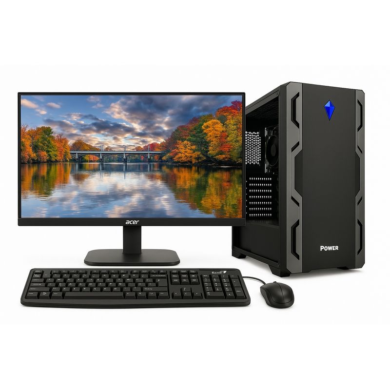 INTEL - COMPUTADOR DE ESCRITORIO INTEL CORE I5 12400 RAM 16GB SSD 512GB MONITOR ACER 22