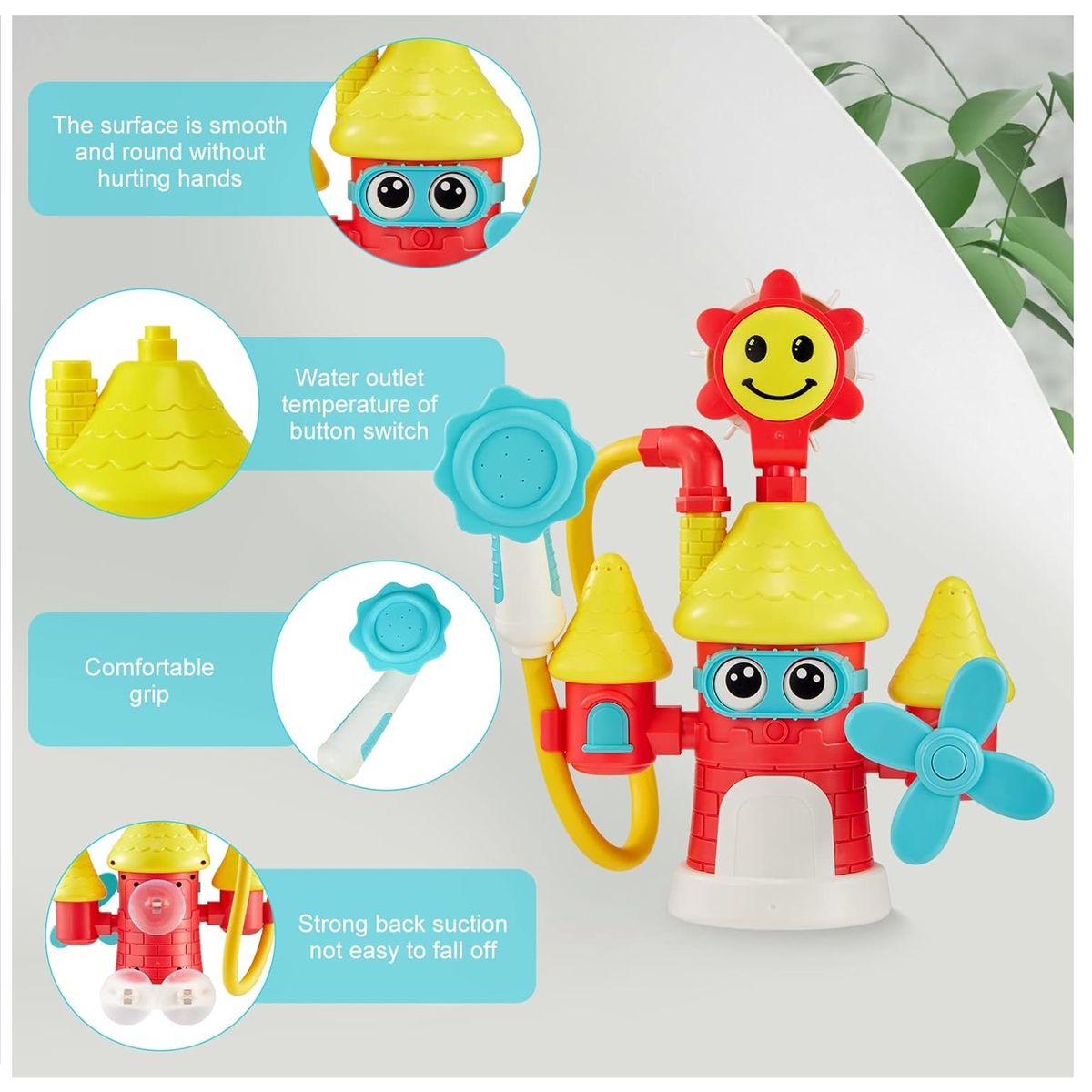 GENERICO - Juguete Regadera Ducha Para Bañera De Bebe