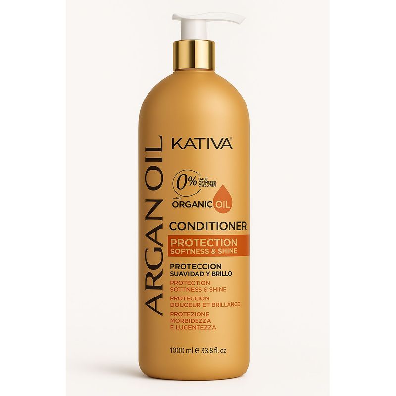 KATIVA - Acondicionador Kativa Cabello Seco Argan 1L