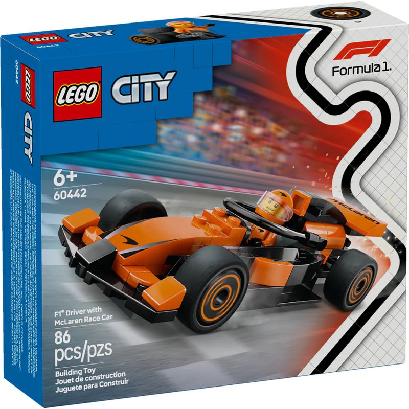LEGO - Juego Construcción Lego 86 Piezas Formula 1 Para Niños