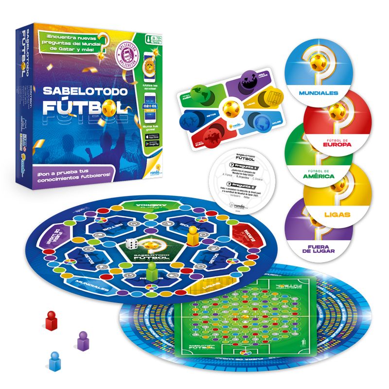 RONDA - Juego De Mesa Sabelotodo Fútbol Para Niños Adultos