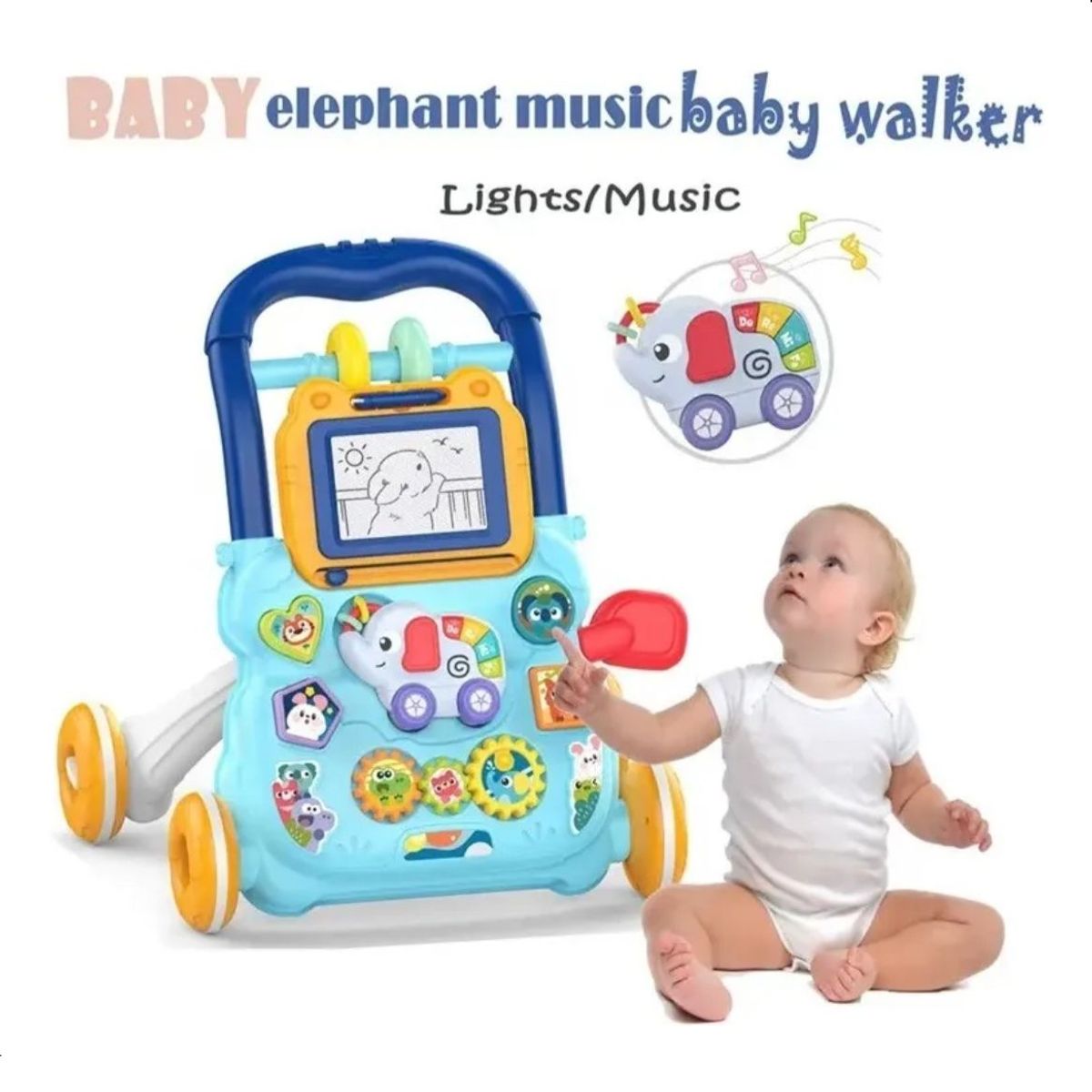 GENERICO - Andadera Caminador Sonidos Y Pizarra Para Bebe