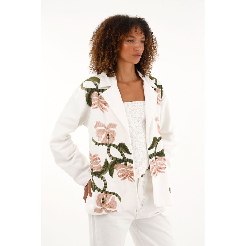 TENNIS - Chaqueta larga estampada para mujer