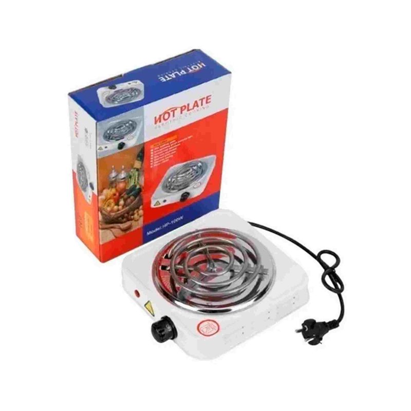 GENERICO - Estufa Eléctrica Portátil 1 Hornilla 1000w 5 Niveles Calor
