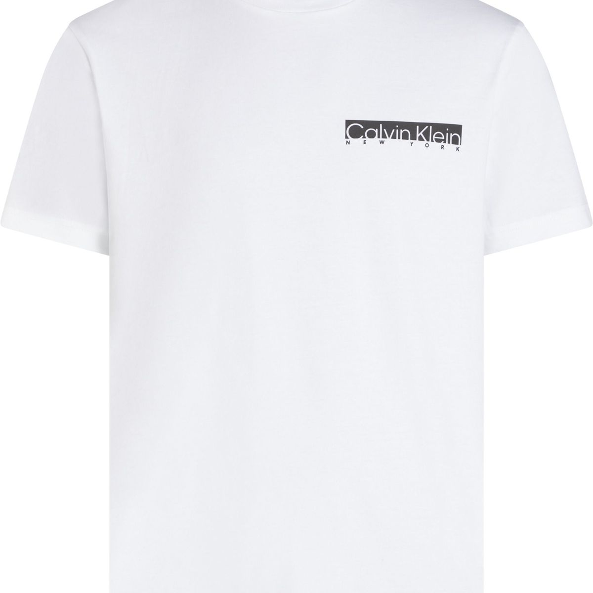 CALVIN KLEIN - Camiseta blanca con logotipo en caja Calvin Klein
