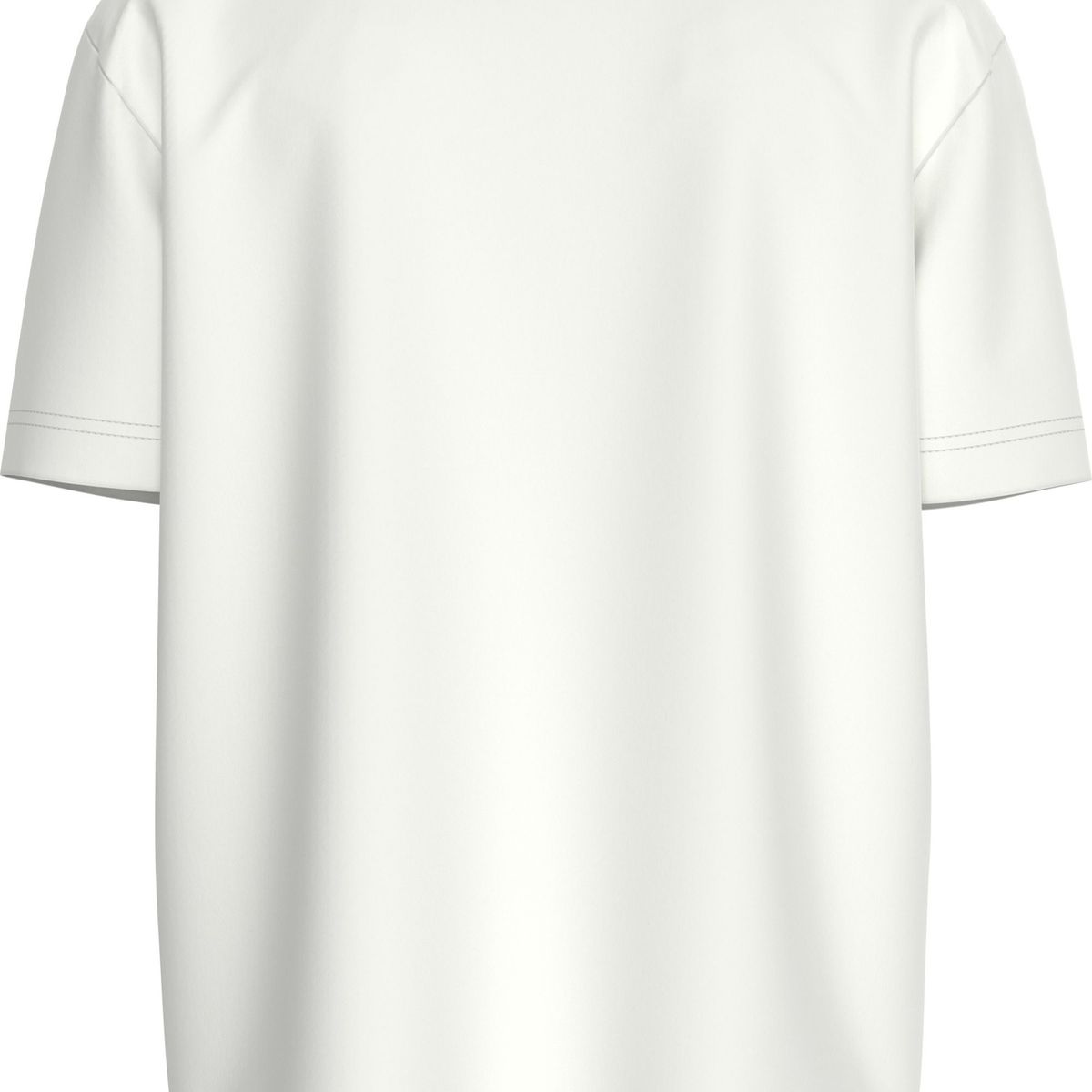 CALVIN KLEIN - Camiseta blanca con monograma Calvin Klein