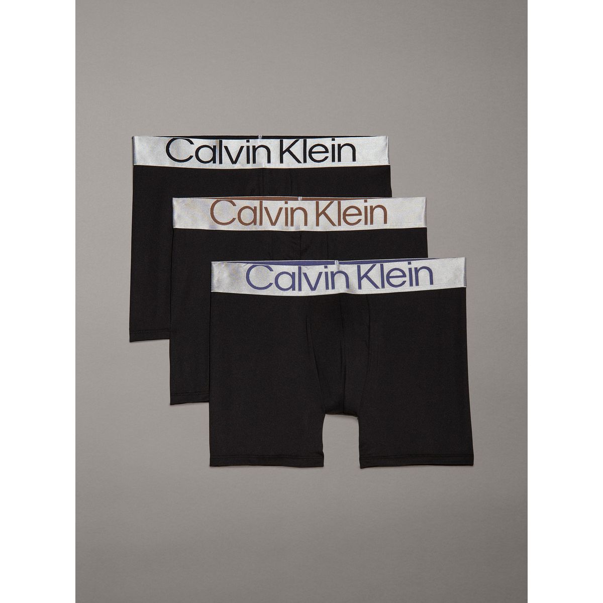 CALVIN KLEIN - Pack negro de 3 boxer brief - Steel Micro Calvin Klein